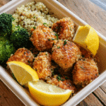 5-Minute Air Fryer Salmon Bites Meal Prep – Best Protein Trick 6 air fryer salmon bites meal prep
