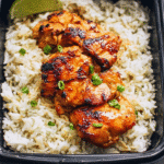 Chicken and Rice Meal Prep: 5 Easy, Protein-Packed Tips Women Love 7 Chicken and rice meal prep containers on table