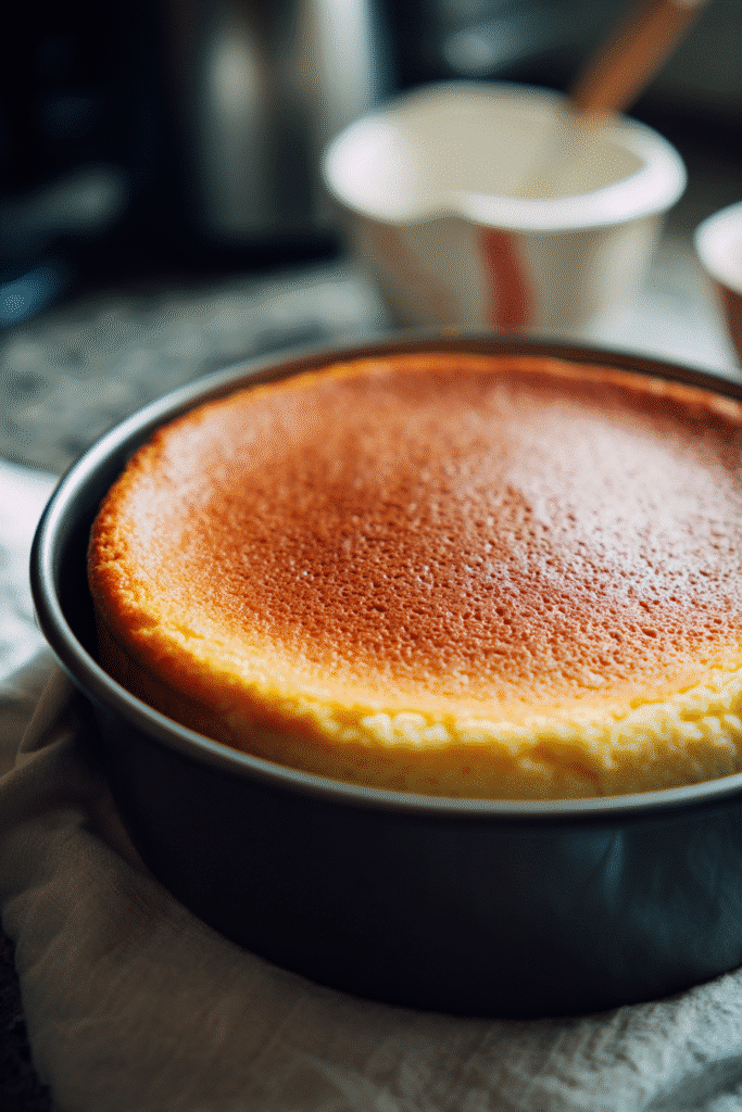 Keto Cheesecake Recipe: 3 Amazing Low-Carb Steps 12 Freshly baked keto cheesecake cooling
