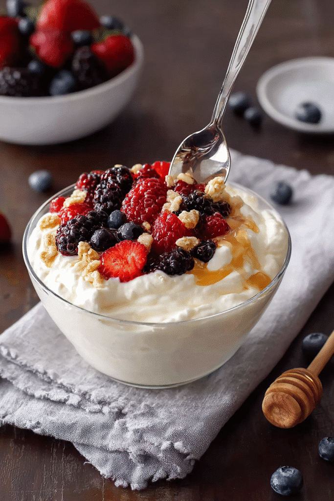 Fluffy Yogurt Recipe: 5-Minute Creamy Delight for Busy Mornings 9 serving fluffy yogurt recipe parfait