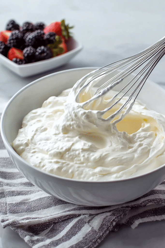Fluffy Yogurt Recipe: 5-Minute Creamy Delight for Busy Mornings 8 whisking fluffy yogurt recipe step